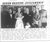 Francis Haris receives Canadian Citizenship