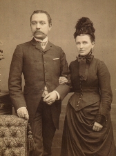 Friedrich and Marie Hinsch, 1887